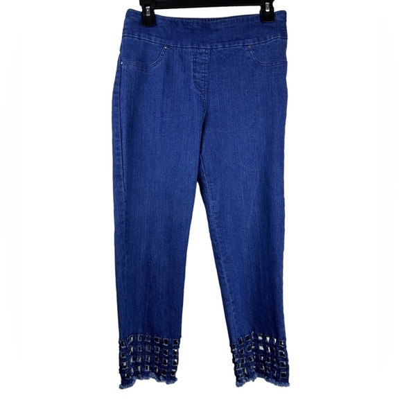 Thin Her Pants & Jumpsuits Thin Her Capri Blue Jean Denim Pants